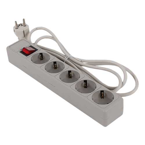 Сетевой фильтр Sven Optima Base, 5 розеток, 3 м, Grey в Благо