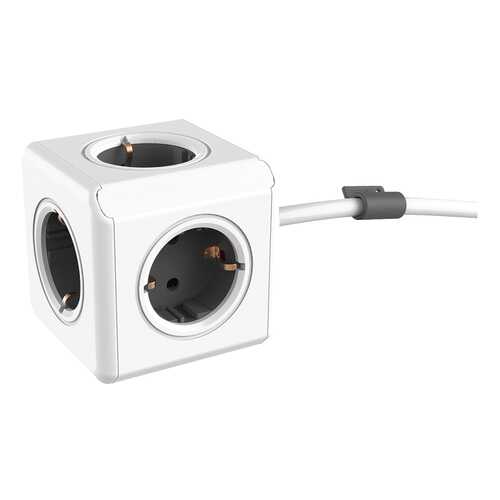Удлинитель Allocacoc 1300GY/DEEXPC, 5 розеток, 1,5 м, White/Grey в Благо