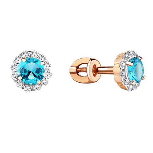 Серьги Aquamarine 4408605А.6 в Благо