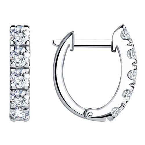 Серьги SOKOLOV из серебра со Swarovski Zirconia 89020051 в Благо
