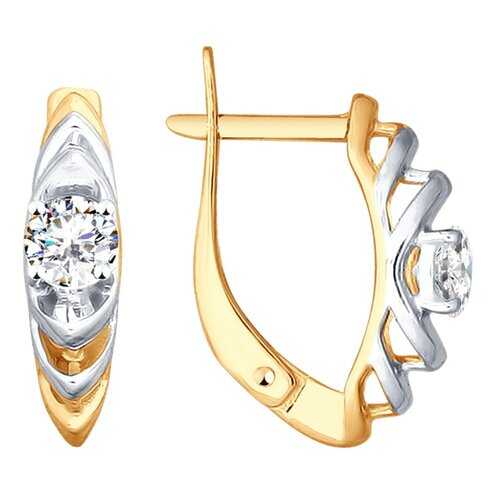 Серьги SOKOLOV из золота со Swarovski Zirconia 81020359 в Благо