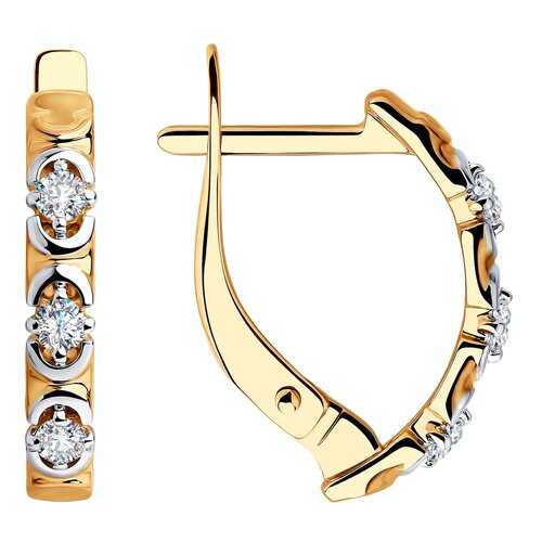 Серьги SOKOLOV из золота со Swarovski Zirconia 81020425 в Благо