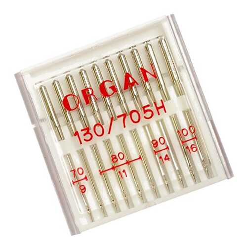 Иглы Organ универсальные №70-100 для БШМ упак,10 игл в Благо