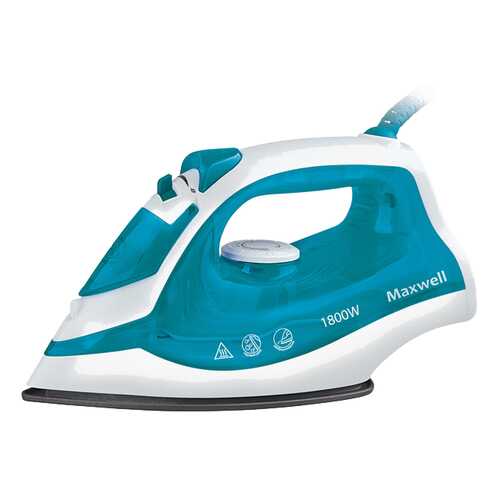 Утюг Maxwell MW-3043 White/Cyan в Благо