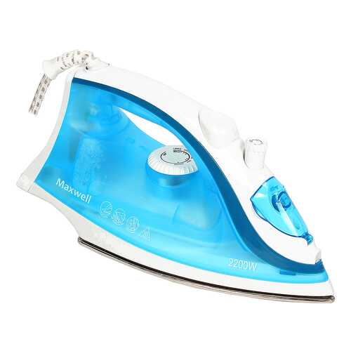 Утюг Maxwell MW-3046 White/Cyan в Благо