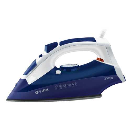 Утюг VITEK VT-1245P + Gift White/Blue/Purple в Благо