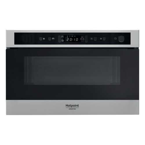 Встраиваемая микроволновая печь Hotpoint-Ariston MN 513 IX HA Серебристый/Черный в Благо