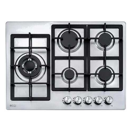 Встраиваемая газовая панель RICCI HBS5710 Silver в Благо