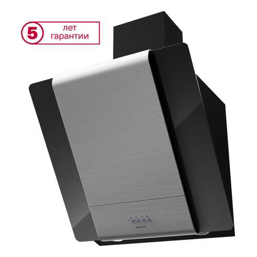 Вытяжка наклонная KRONAsteel Talli 3P 600 Silver/Black в Благо